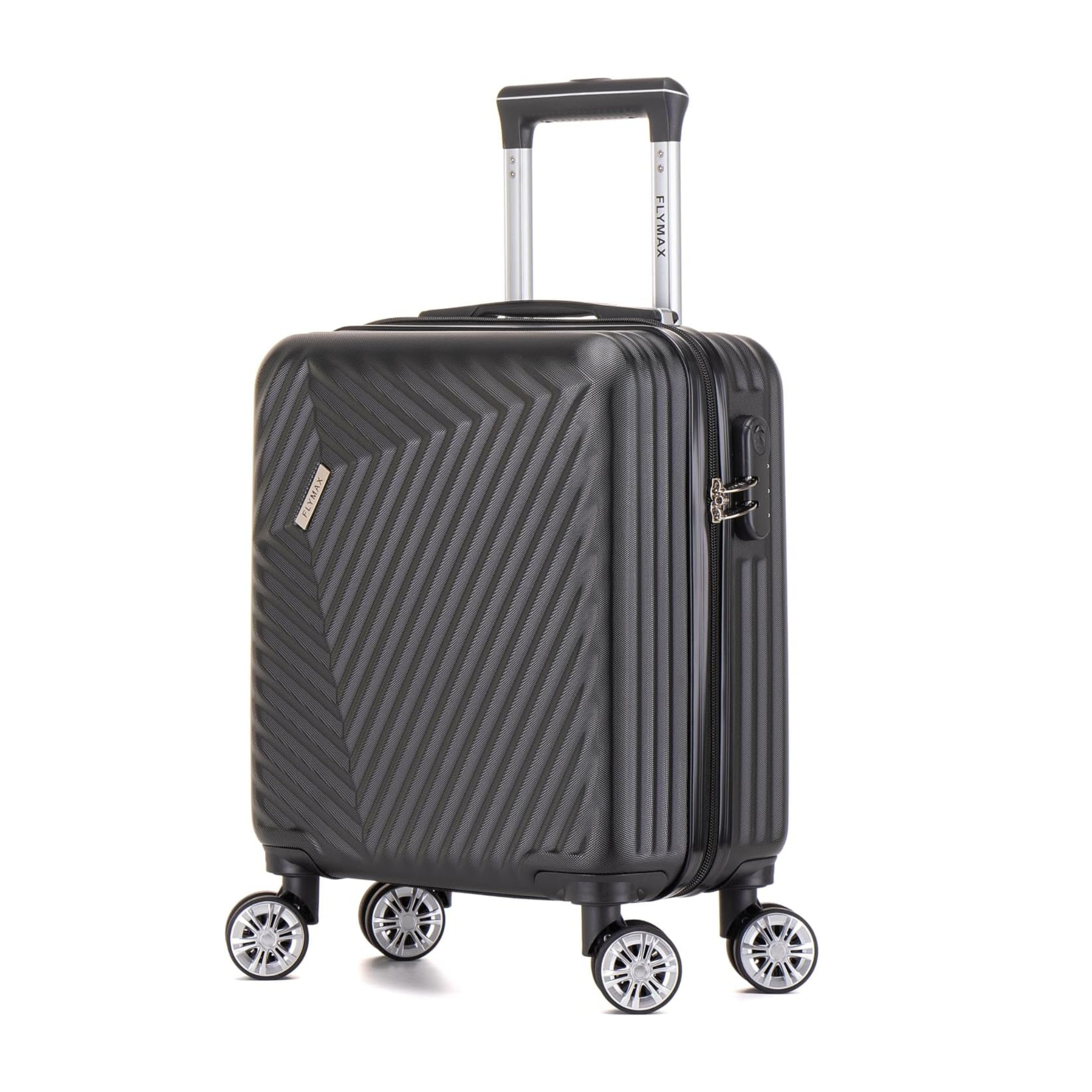 Flymax Mumbai Fortress 56X45X25 Lighweight Easyjet Cabin Suitcase.
