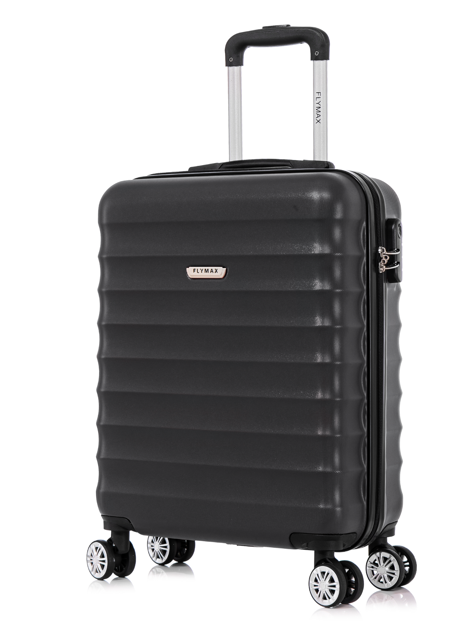 Flymax Oslo Glide 55x40x20 Cabin Suitcase - 4 Wheel Super Lightweight Cabin Luggage