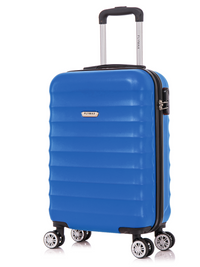 Flymax Lisbon ExplorerHard Shell Cabin Suitcase in navy