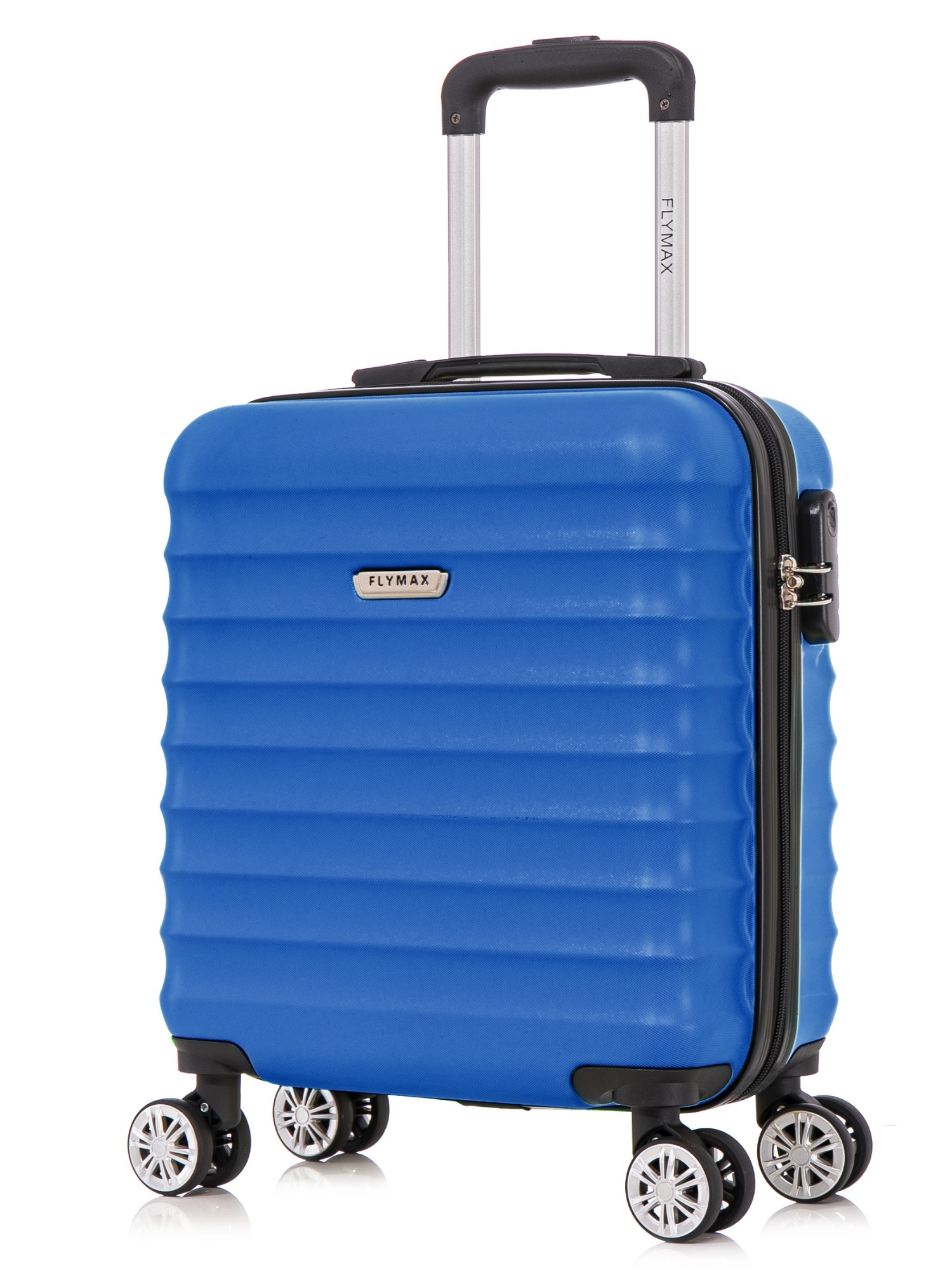 Flymax Oslo Glide 55x35x20cm Cabin Suitcase – Ultra-Lightweight 4-Wheel Carry-On Luggage