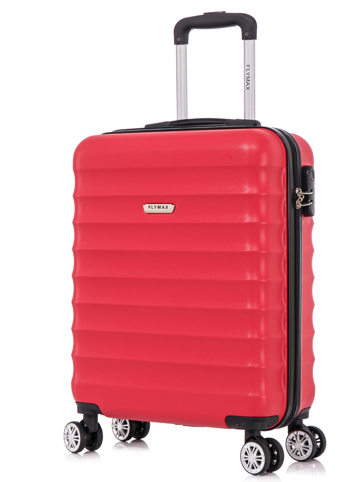 Flymax Oslo Glide 55x40x20 Cabin Suitcase - 4 Wheel Super Lightweight Cabin Luggage