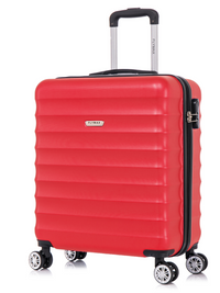 Flymax Oslo Glide 56x45x25cm Cabin Suitcase - 4-Wheel Lightweight Luggage