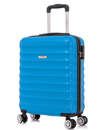 Flymax Oslo Glide 55x40x20 Cabin Suitcase - 4 Wheel Super Lightweight Cabin Luggage