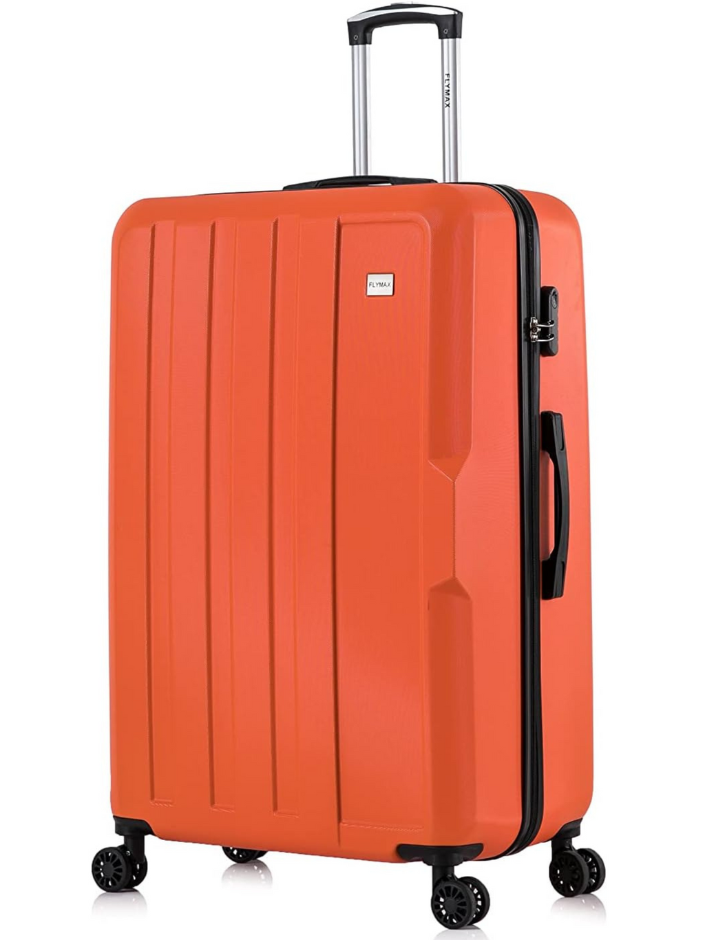 FLYMAX 24" Medium Suitcase Super Lightweight 4 Wheel Spinner Hard Shell