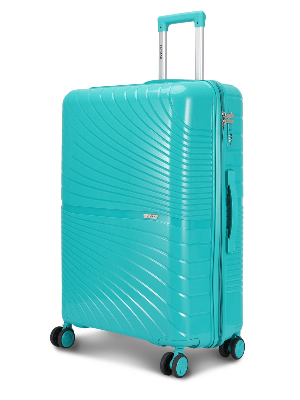 FLYMAX 24" Medium Suitcase Super Lightweight 4 Wheel Spinner Hard Shell