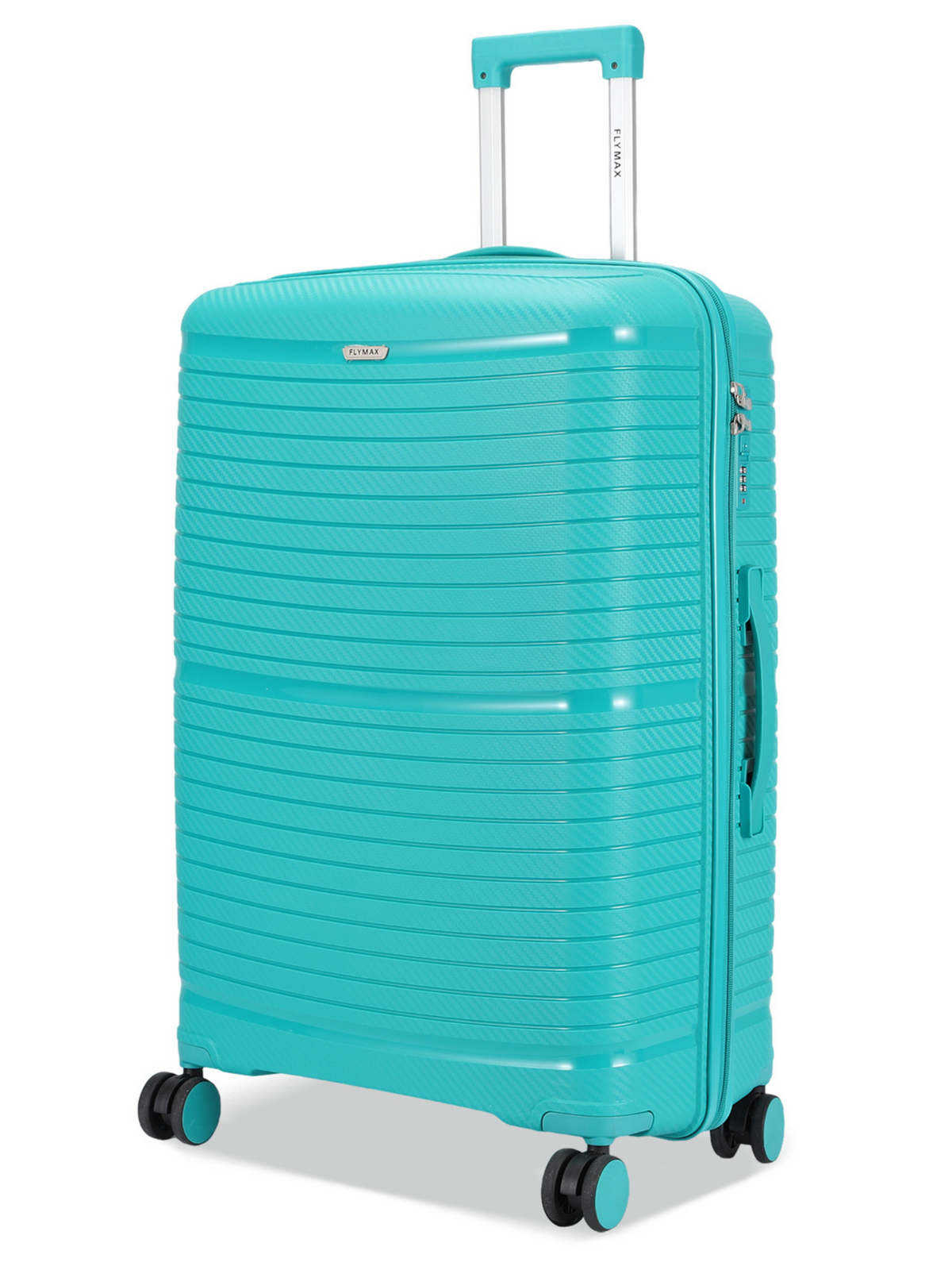 MEDIUM GREEN HARDSHELL 4 WHEEL SUITCASE