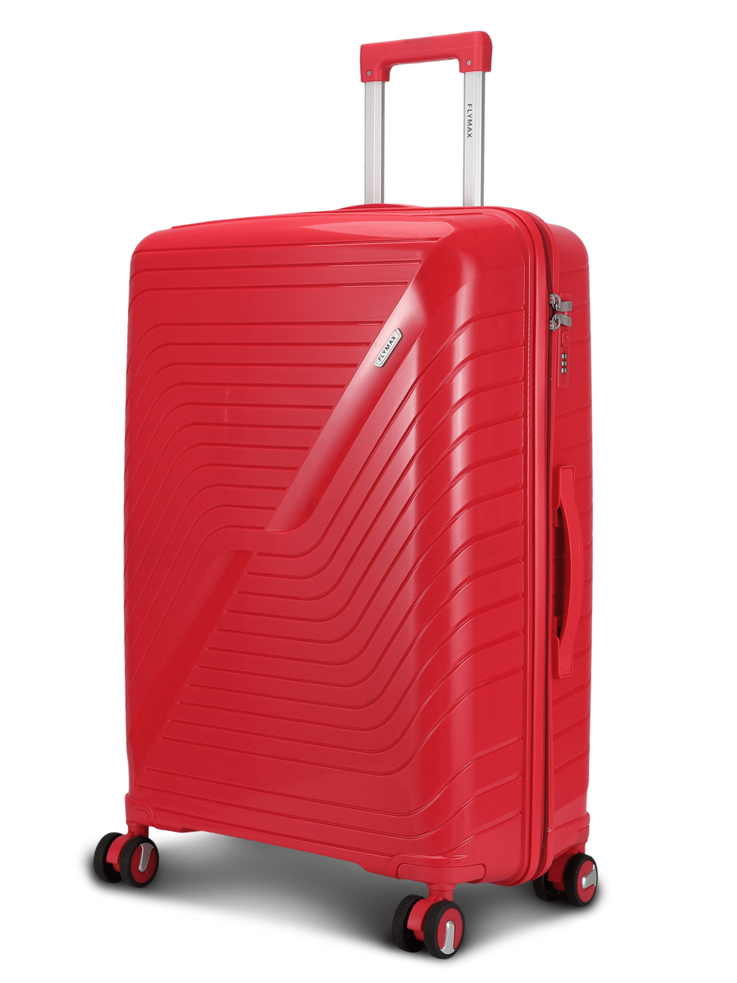 Flymax Large Lightweight premium Suitcase in red