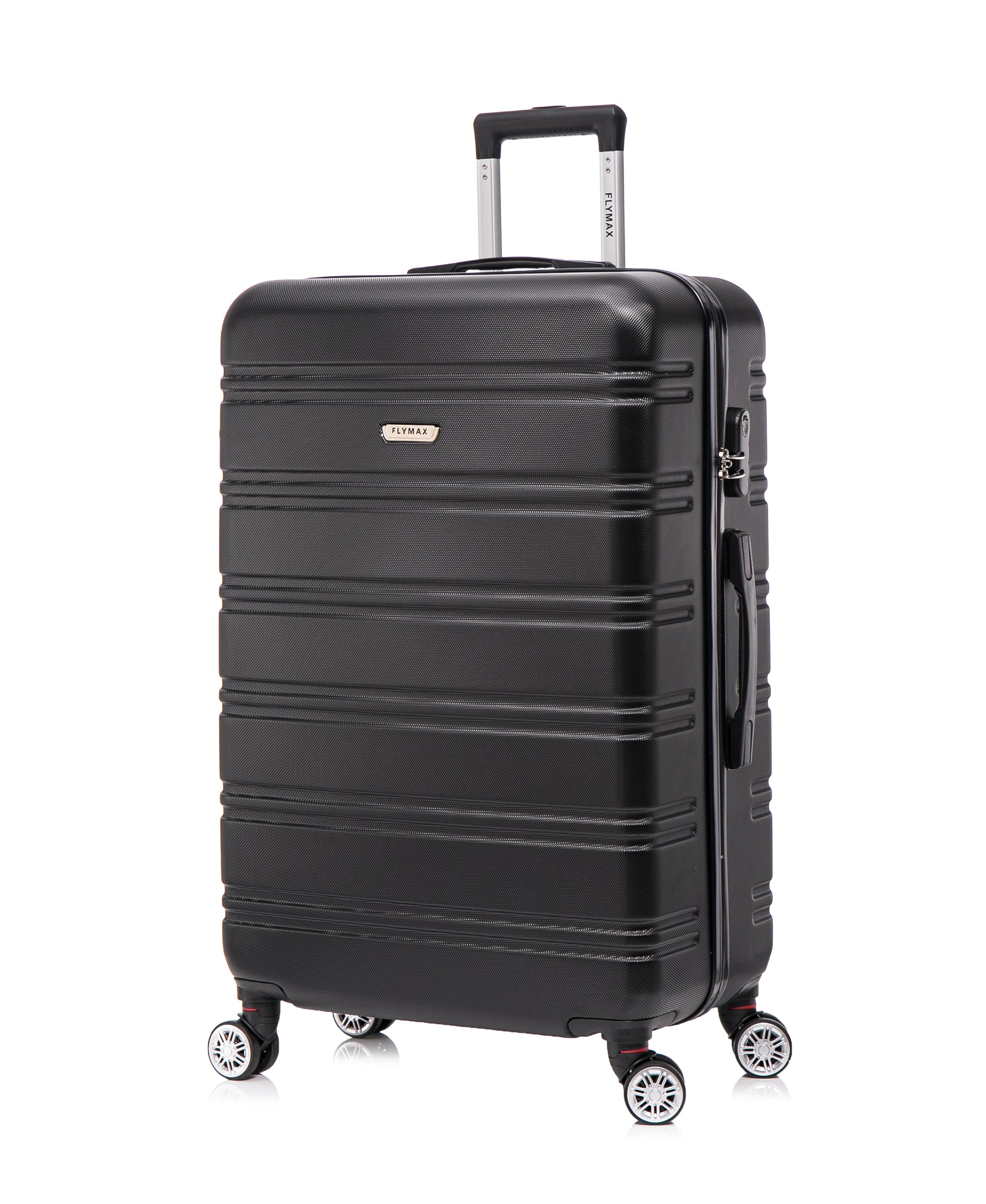 Flymax Kyoto Guardian Lightweight Medium Hard Shell Suitcase in black