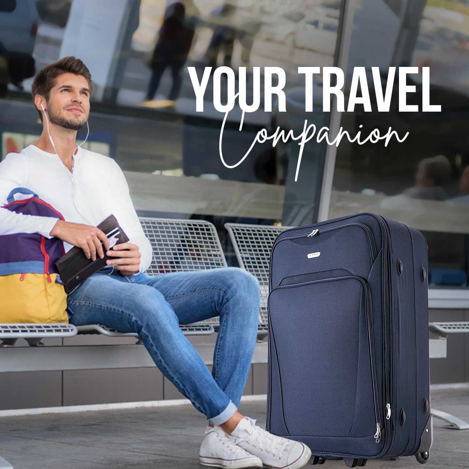 Flymax Vienna Voyager 32 Inch Lightweight Suitcase - Durable, Stylish, and Spacious Luggage for Travel