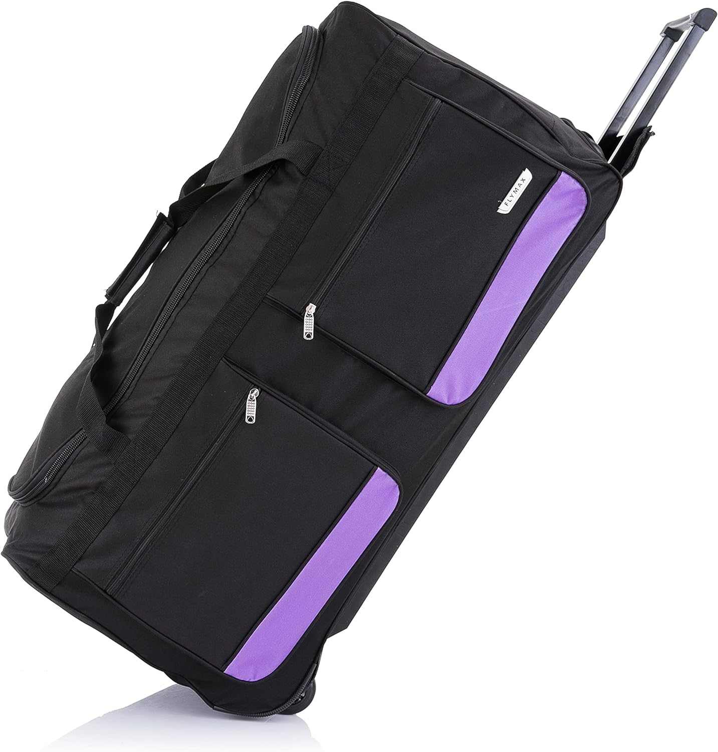 Flymax 36 XL Extra Large Wheeled Duffle Bag in Purple