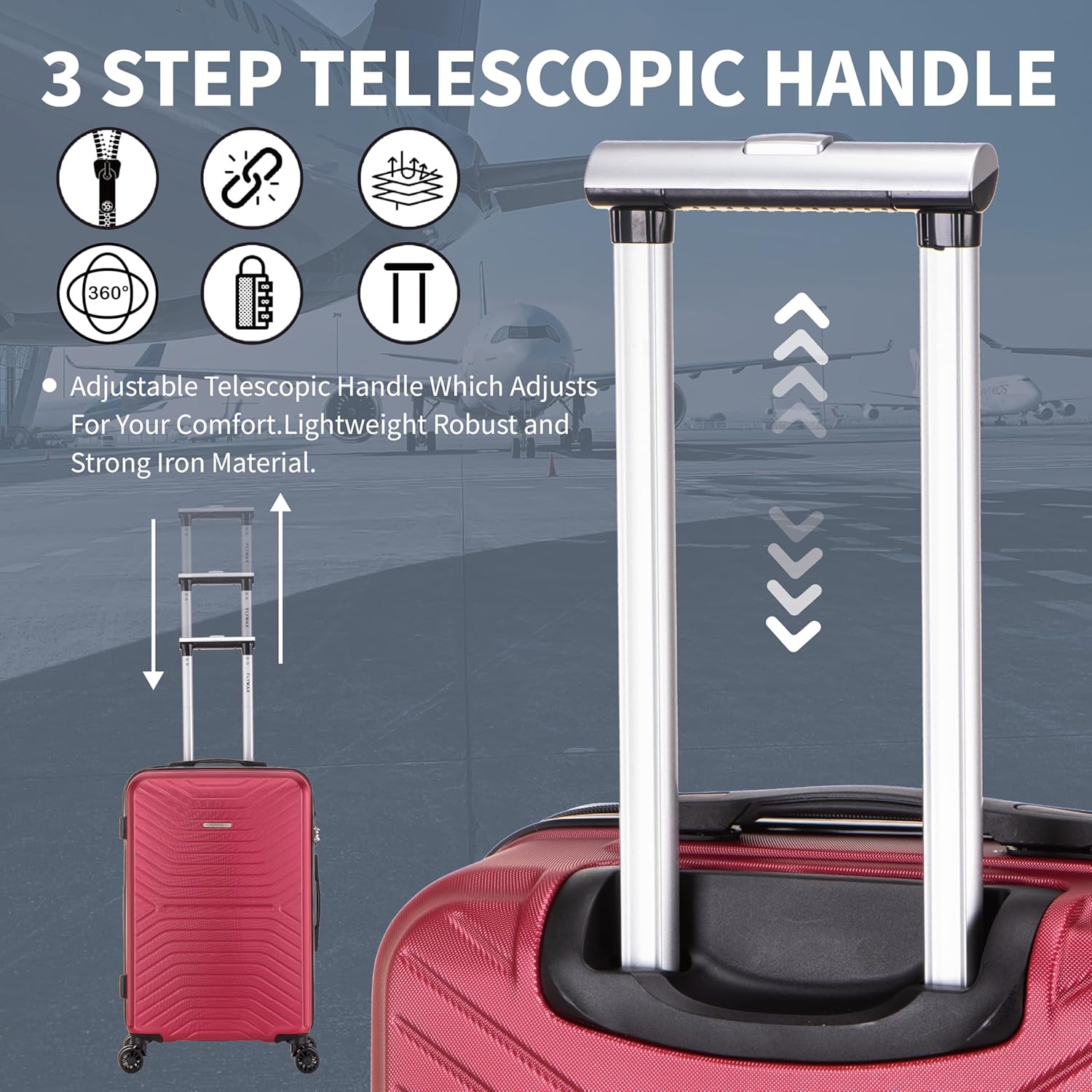 Flymax London Legacy 32-Inch Extra Large Suitcase