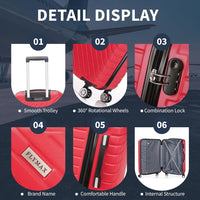 Flymax Seoul Defender 32-Inch Large Lightweight Suitcase