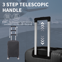 Flymax 4 Wheel HardShell Suitcases 6048