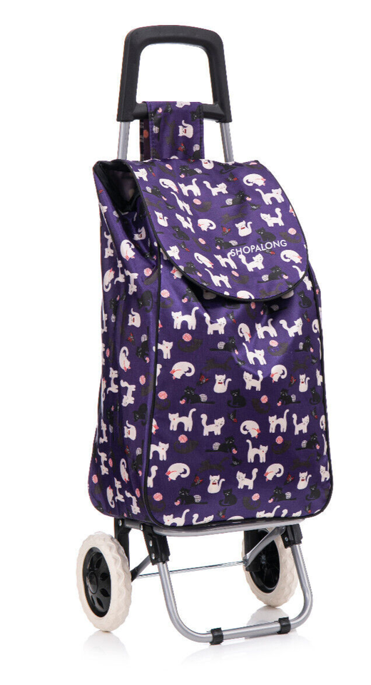 Cat Edition - Foldable, Durable & Easy to Roll Shopping Trolley
