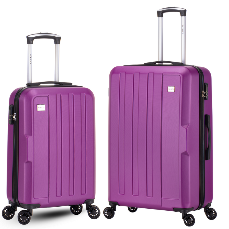 Flymax New York Fort 2-Piece Luggage Set– Travel Smart with Elegance