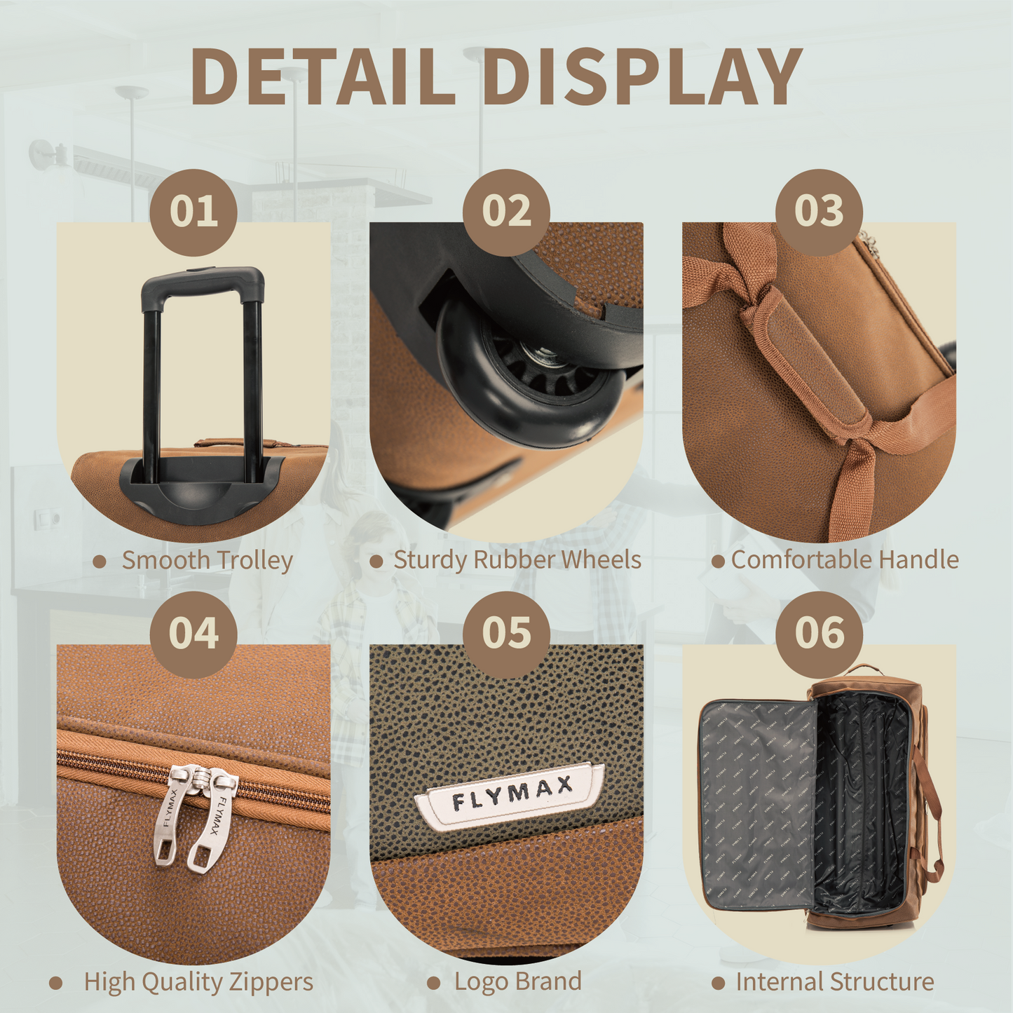 Sydney Stroller 30" Large Lightweight Travel wheeled Bag - 100L Capacity, Durable Faux Leather Baggage