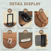 Sydney Stroller 30" Large Lightweight Travel wheeled Bag - 100L Capacity, Durable Faux Leather Baggage