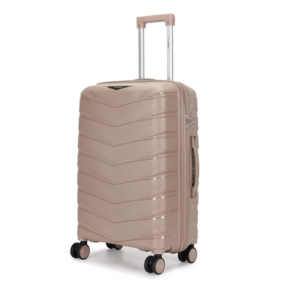 Flymax Los Angeles Flex 24-Inch Medium Lightweight Premium Suitcase.