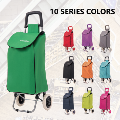 Shopalong Lightweight Shopping Trolley available in multiple colors – Green, Blue, and more.