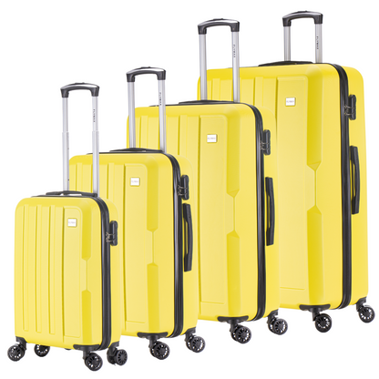 Flymax New York Fort 4-Piece Luggage Set– Travel Smart with Elegance