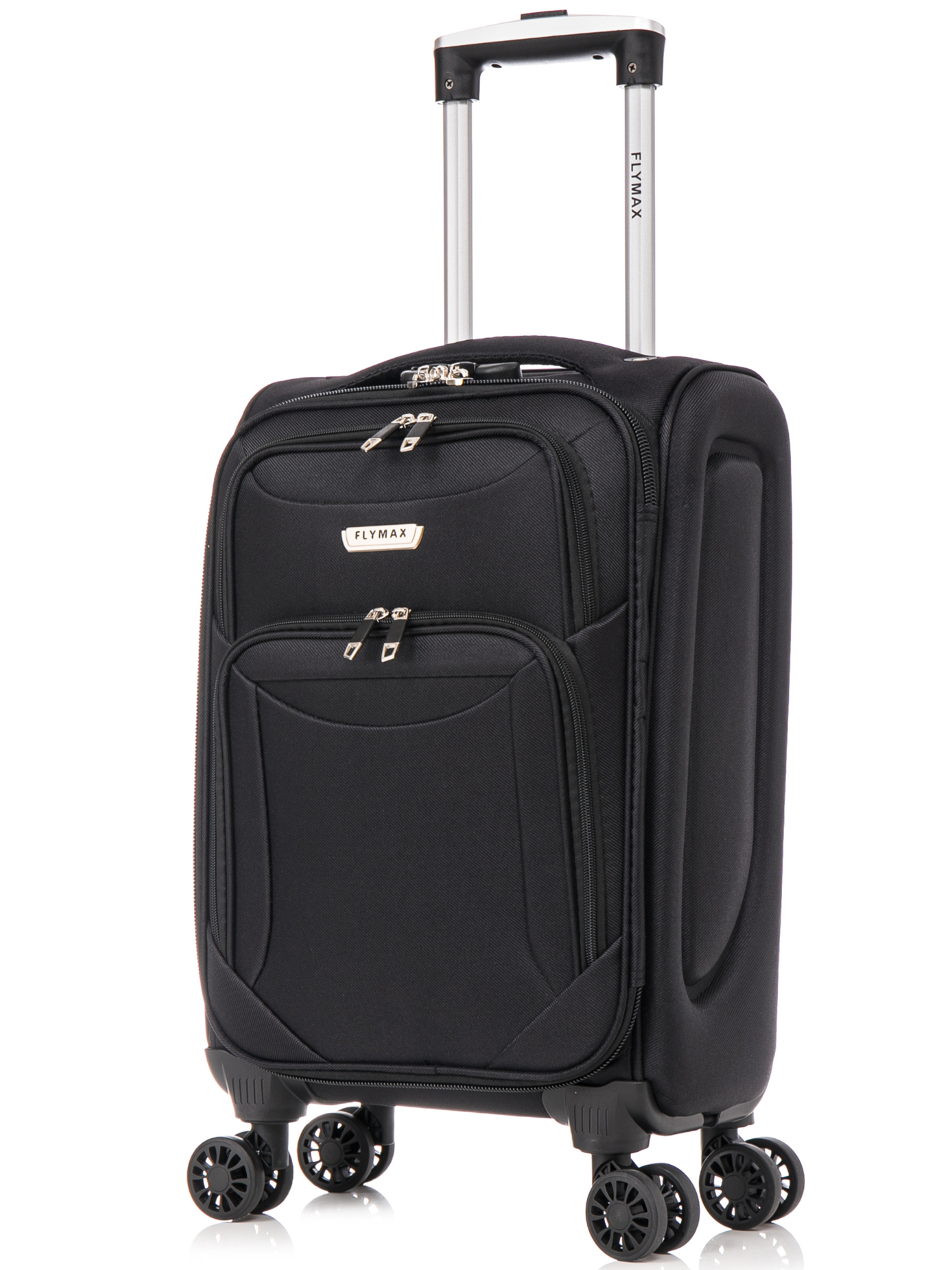 Barcelona Breeze Cabin 4-wheel cabin suitcases in black