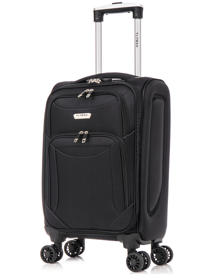Barcelona Breeze Cabin 4-wheel cabin suitcases in black