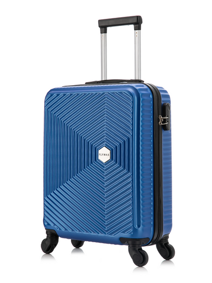  Flymax ParisFlex Cabin Suitcas in navy blue