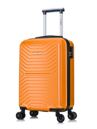 Flymax London Legacy Lightweight Cabin Luggage in vibrant orange