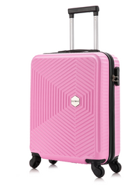 FLYMAX 55x40x20 4 Wheel Super Lightweight Cabin Luggage Suitcase