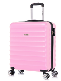 Flymax Oslo Glide 56x45x25cm Cabin Suitcase - 4-Wheel Lightweight Luggage