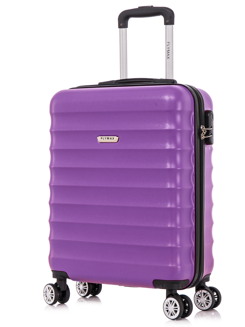 FLYMAX 55x35x20 Valise Cabine Super léger ABS Hard Shell Voyage à Transporter à Bord Sac à Main approuvé Bagage à Main avec 4 Roues Convient à Easyjet, Ryanair, British Airways et Jet FLYMAX 55x35x20 Valise Cabine Super léger ABS Hard Shell Voyage à Transporter à Bord Sac à Main approuvé Bagage à Main avec 4 Roues Convient à Easyjet, Ryanair, British Airways et Jet