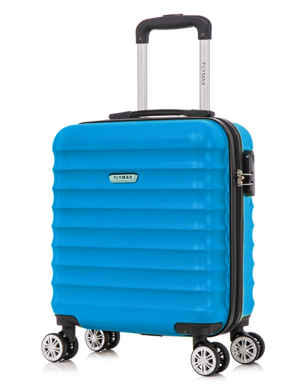 Flymax Oslo Glide 55x35x20cm Cabin Suitcase – Ultra-Lightweight 4-Wheel Carry-On Luggage
