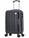 Flymax Black Hardshell Cabin Suitcase 20-Inch, Travel-Friendly and Compact