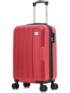Flymax New York Lightweight Cabin Suitcase in red