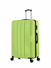 Flymax Green Hardshell Suitcase 29-Inch with 3-Digit Lock and Spinner Wheels