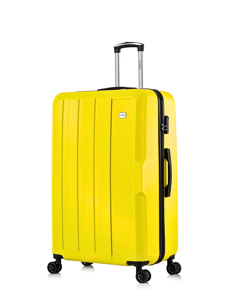 Flymax New York Fort 32-Inch Extra Large Suitcase in yellow 