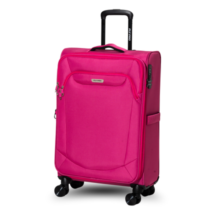 FLY PRO 32" XL Lightweight Expandable Suitcase – 127L, 4 Wheels & Combination Lock