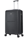 Flymax London Legacy 24-Inch Medium Luggage in classic black