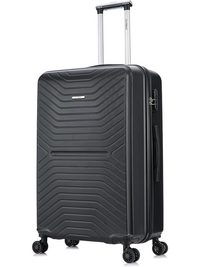 Flymax London Legacy 24-Inch Medium Luggage in classic black