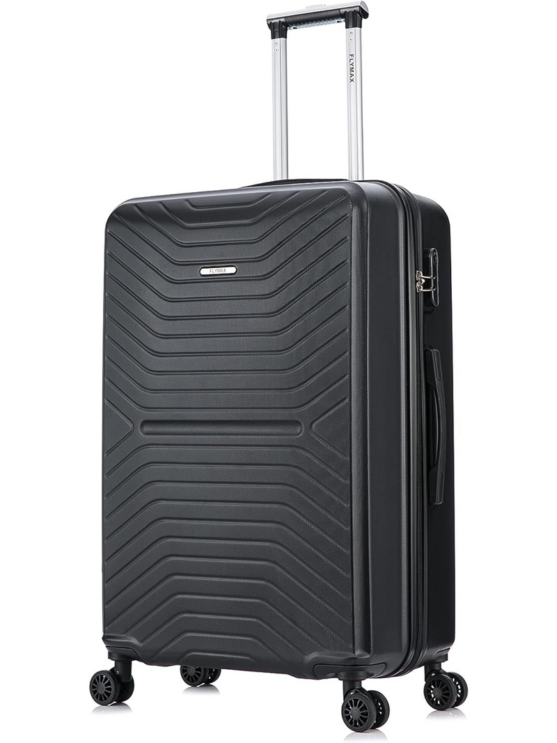 Flymax London Legacy 24-Inch Medium Luggage in classic black