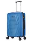 Flymax London Legacy 24-Inch Medium Luggage in navy blue