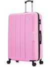 MEDIUM PINK ABS HARDSHELL 4WHEEL Flymax New York fort medium suitcase