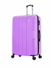 Flymax Pink Hardshell Suitcase 25-Inch, Perfect for Week-Long Vacations
