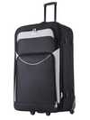 Vienna Voyager 24 inch lightweight suitcase in black and grey