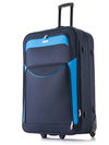 Vienna Voyager 24 inch lightweight suitcase in blue