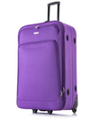 Flymax Nairobi Navigator Medium Soft Shell suitcase in purple