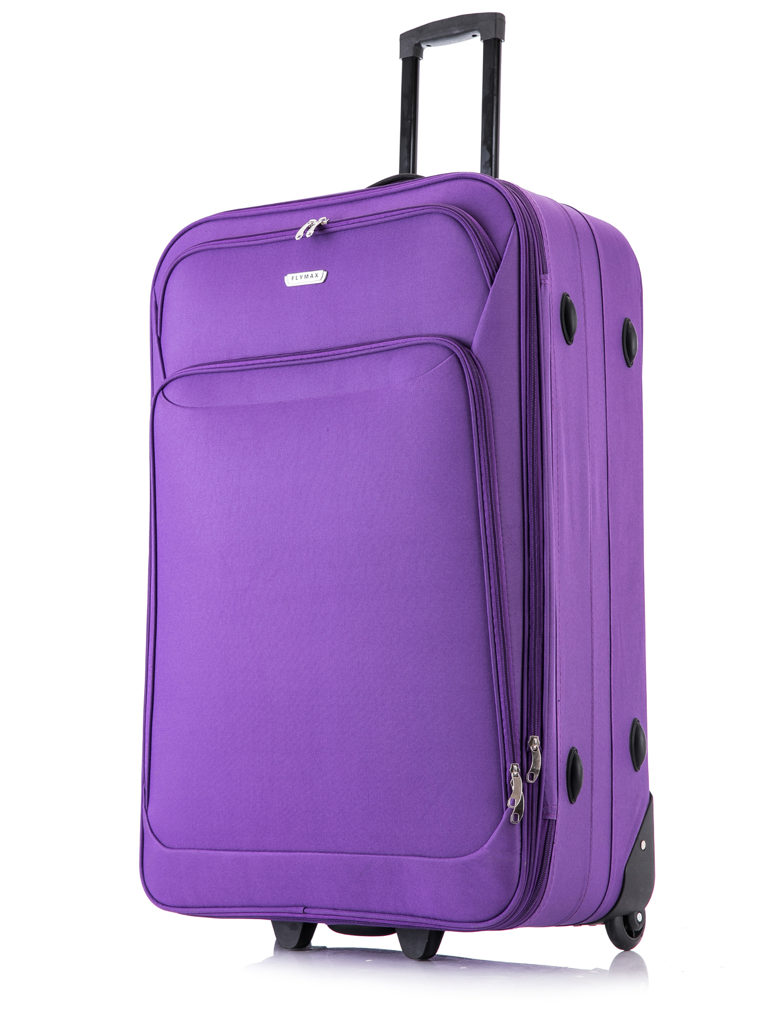 Flymax Nairobi Navigator Medium Soft Shell suitcase in purple