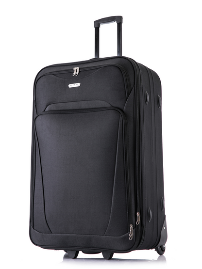 Nairobi Navigator Large Soft Shell Suitcase in black