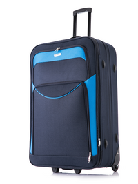 LARGE BLUE SUITCASE