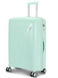 Flymax Dubai Volt 24 Inch Lightweight Premium Suitcase in LIGHT GREEN